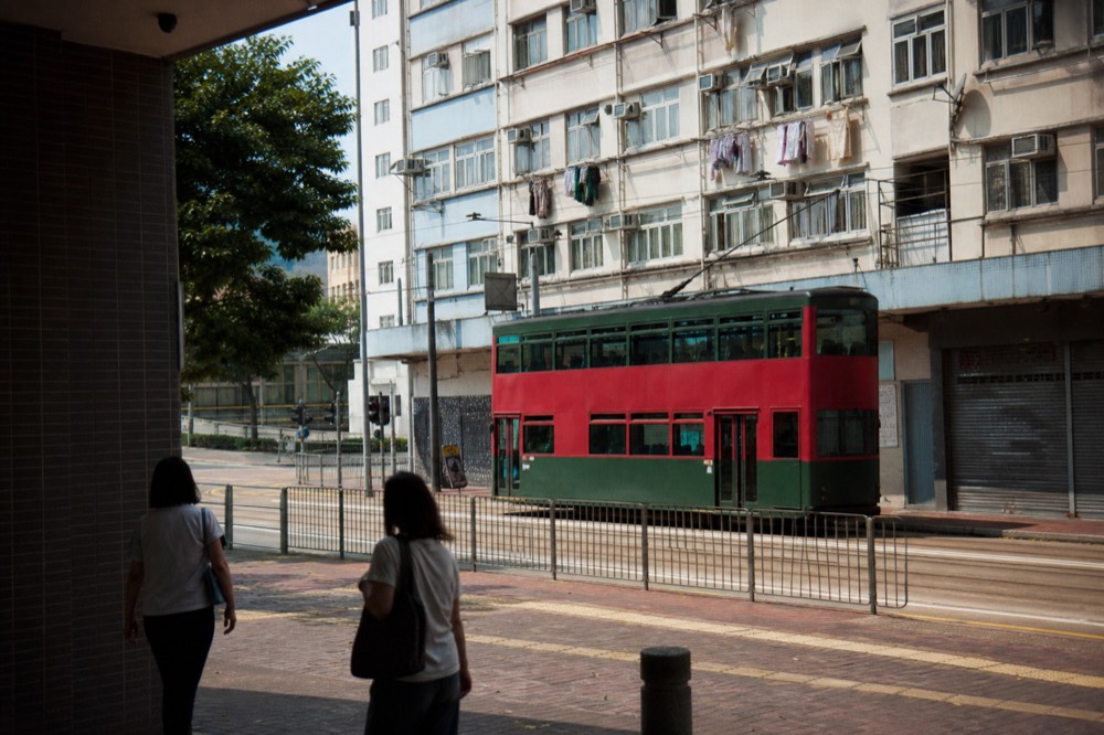 Central Hong Kong street scene, no text, no logos, no people